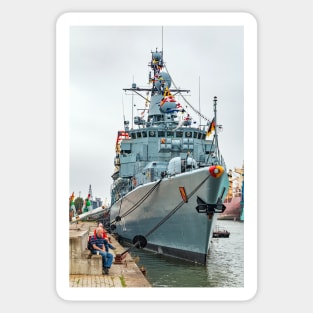 German Navy Frigate 'Karlsruhe' - Bremerhaven Sticker